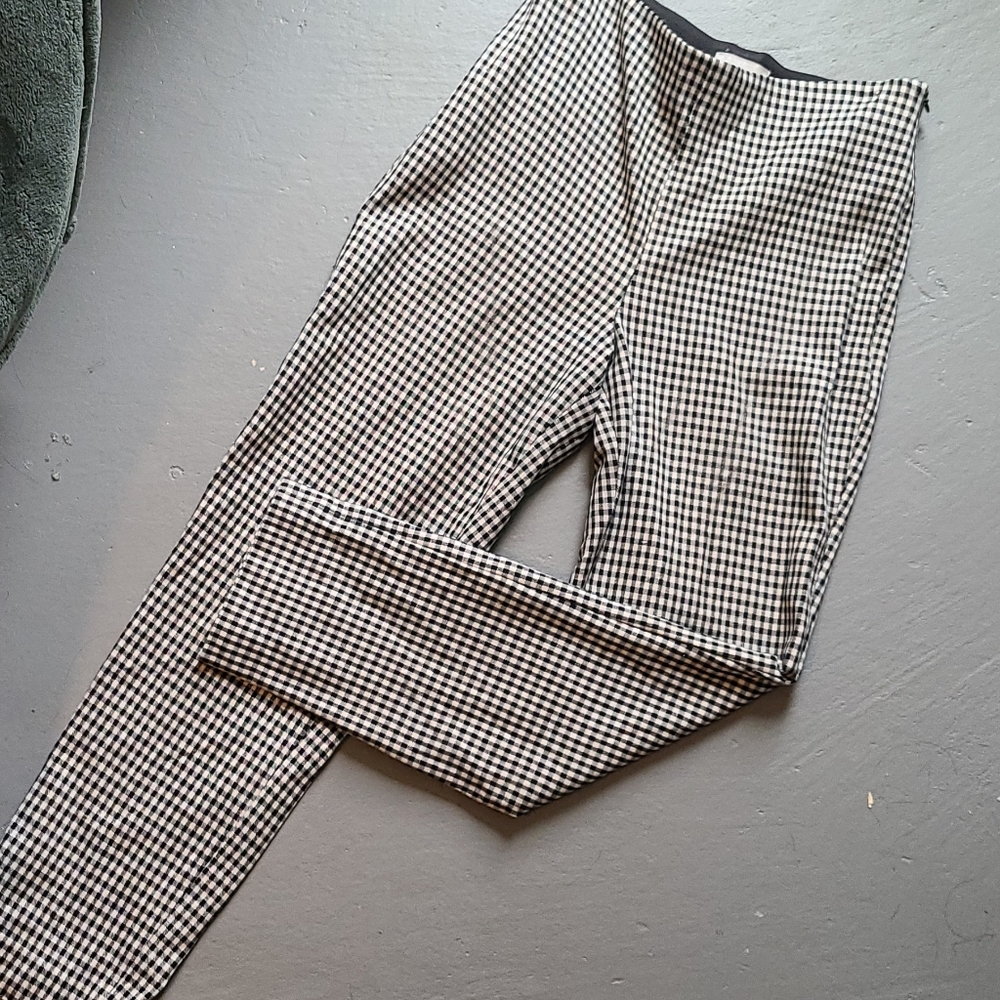 H&M plaid pencil pants